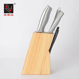 Professional Amazon Kitchen Knife Tools 8pcs Kitchen Knife Set With Block In Wood